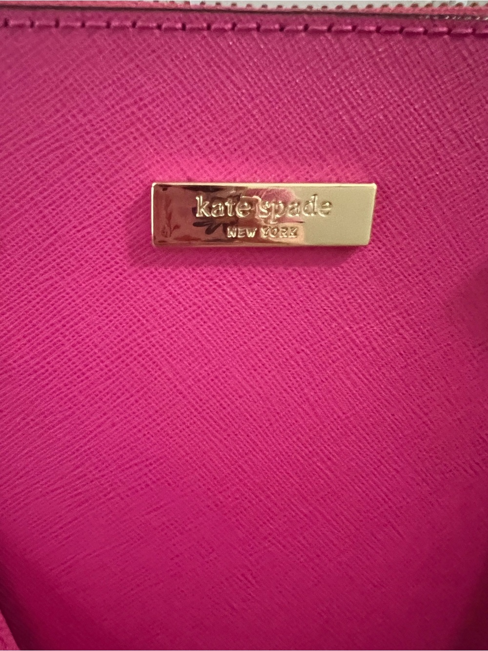 Kate Spade Vibrant Pink Structured Satchel with Removable Strap - Picture 14 of 16
